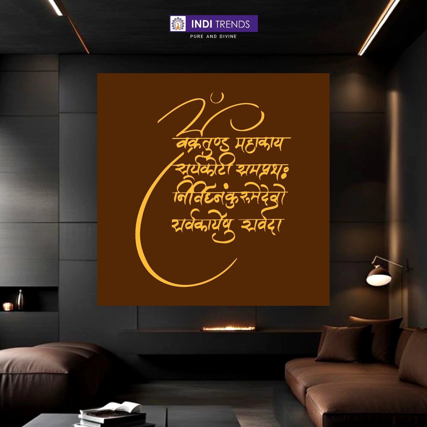 Spiritual Mantra Canvas Wall Art – Standard Print