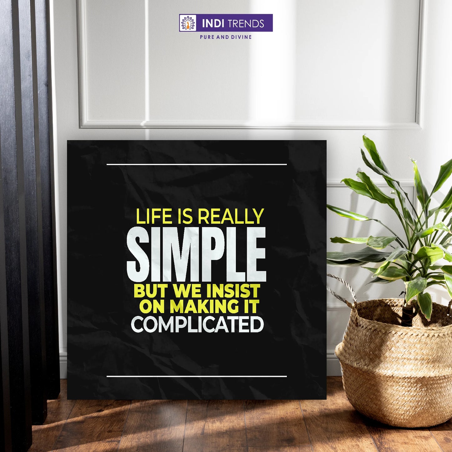 Creativ Thoughts Canvas Wall Art – Standard Print