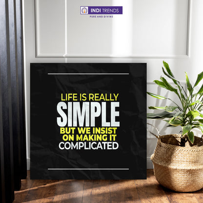 Creativ Thoughts Canvas Wall Art – Standard Print