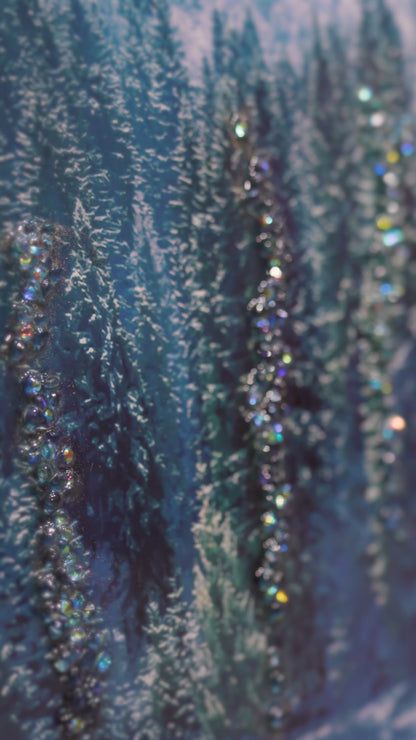 Where The Whisper Of Falling Snow Meets The Warmth Of A Solitary Cabin In The Silent Blue Hills