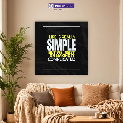 Creativ Thoughts Canvas Wall Art – Standard Print