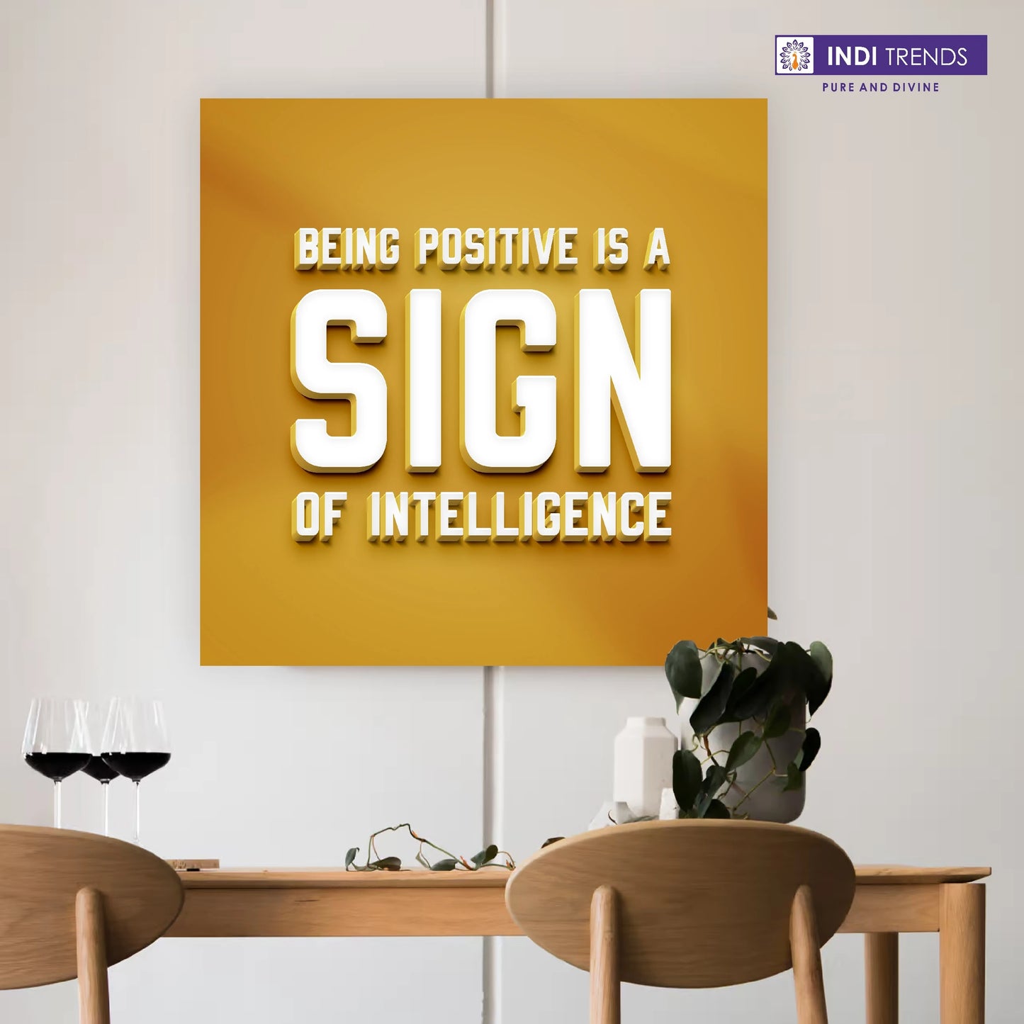 Creativ Thoughts Canvas Wall Art – Standard Print