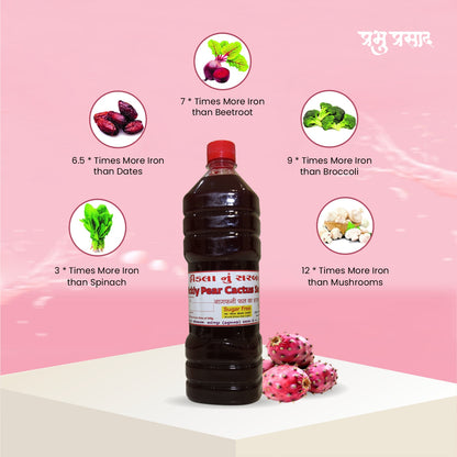 Findla Sarbat – Prickly Pear Cactus Sharbat (Sugar-Free & Healthy Energy Drink)