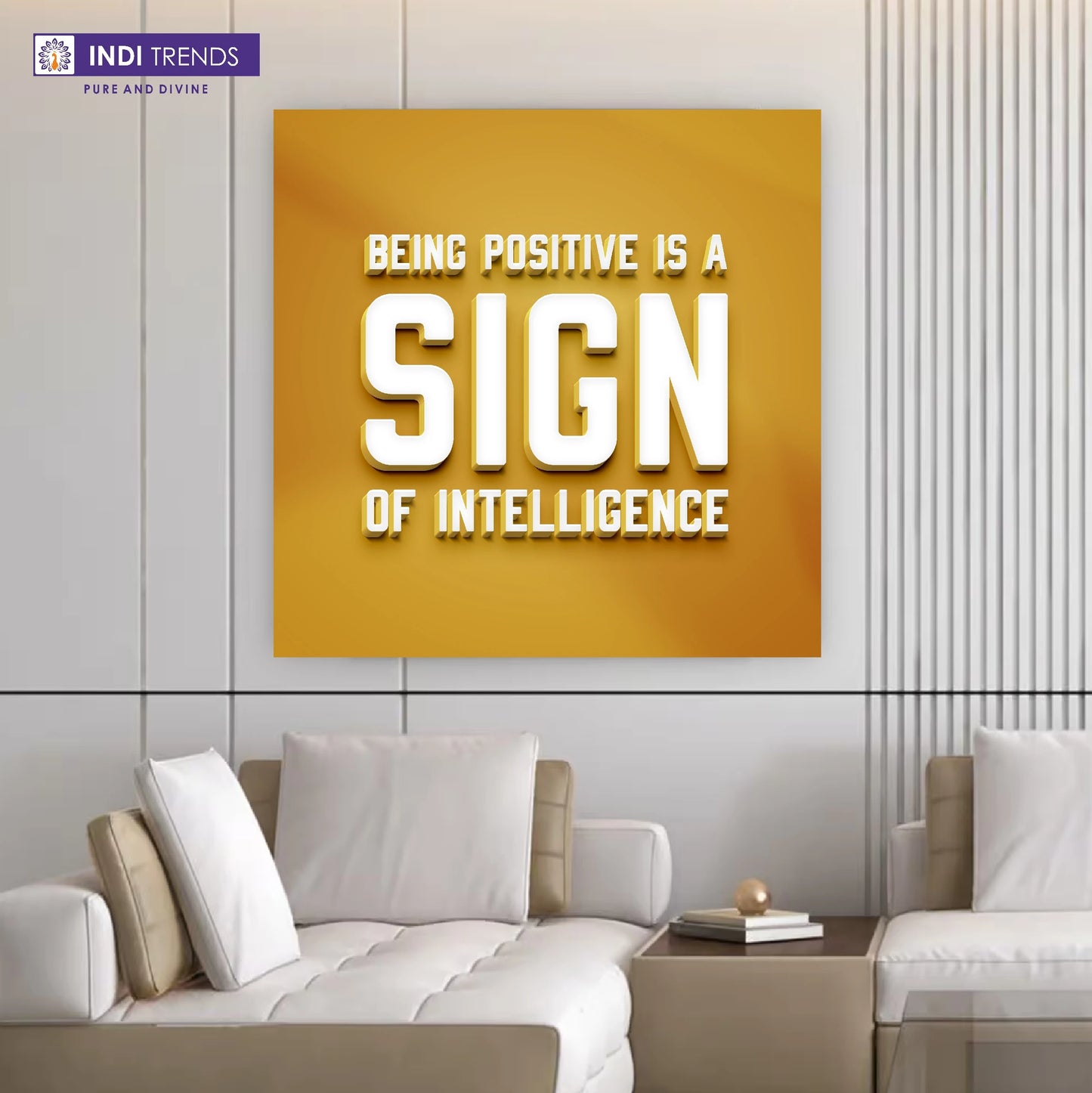 Creativ Thoughts Canvas Wall Art – Standard Print